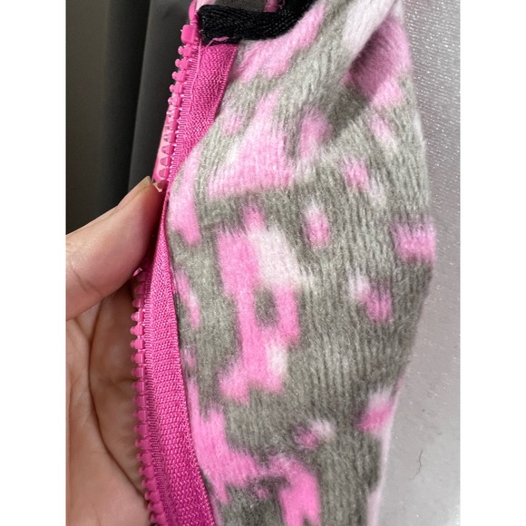 US Army Blaze Pink Camo Jersey Hoodies Zip Hooded Jacket Small - Picture 5 of 10